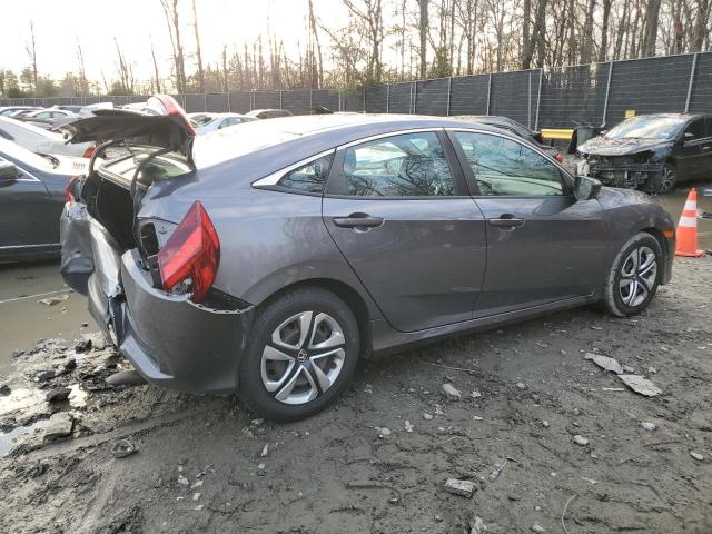 2HGFC2F52JH525964 - 2018 HONDA CIVIC LX GRAY photo 3