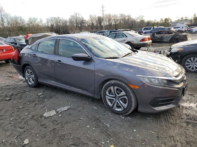 2HGFC2F52JH525964 - 2018 HONDA CIVIC LX GRAY photo 4