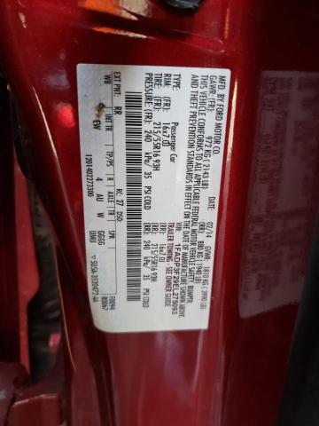 1FADP3F29EL275093 - 2014 FORD FOCUS SE RED photo 12