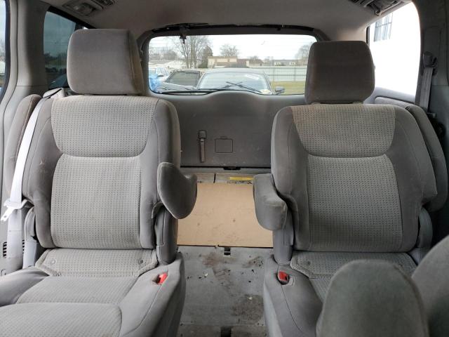 5TDZK23C69S275756 - 2009 TOYOTA SIENNA CE SILVER photo 10