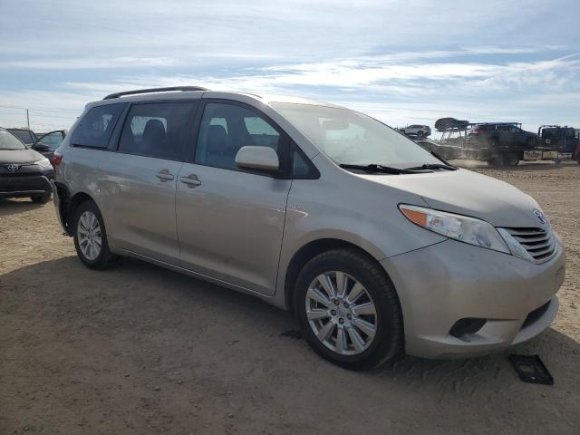 5TDJZ3DC4HS182052 - 2017 TOYOTA SIENNA LE TAN photo 4