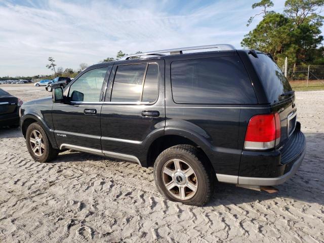 5LMEU88H64ZJ44326 - 2004 LINCOLN AVIATOR BLACK photo 2