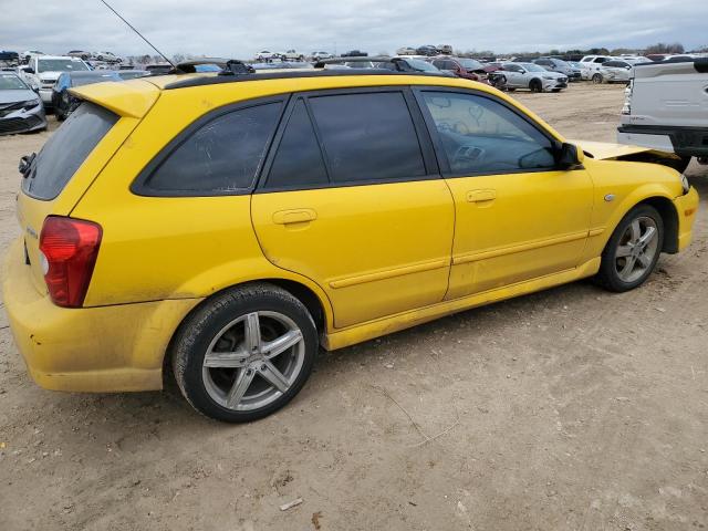 JM1BJ245121623292 - 2002 MAZDA PROTEGE PR5 YELLOW photo 3