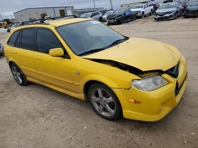 JM1BJ245121623292 - 2002 MAZDA PROTEGE PR5 YELLOW photo 4