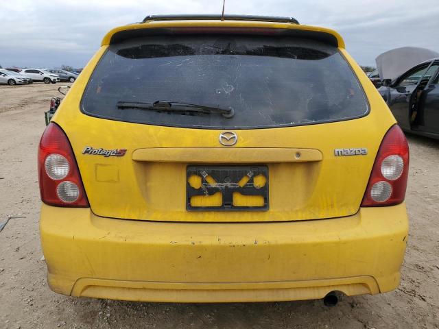JM1BJ245121623292 - 2002 MAZDA PROTEGE PR5 黄色 照片 6