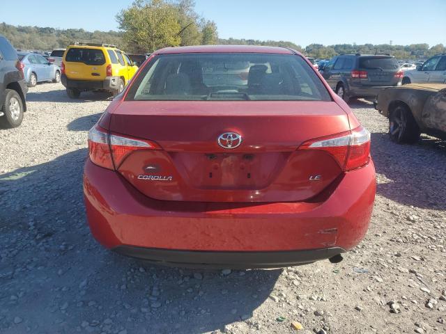 5YFBURHE4GP433998 - 2016 TOYOTA COROLLA L BURGUNDY photo 6