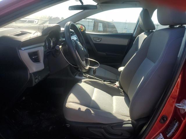 5YFBURHE4GP433998 - 2016 TOYOTA COROLLA L BURGUNDY photo 7