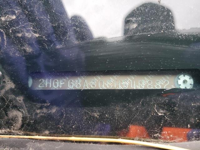 2HGFG3A80CH540882 - 2012 HONDA CIVIC EX Qara foto 13