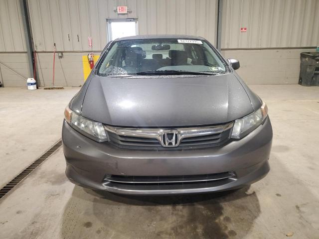 2HGFB2E57CH514790 - 2012 HONDA CIVIC LX CHARCOAL photo 5