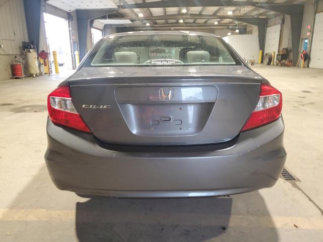 2HGFB2E57CH514790 - 2012 HONDA CIVIC LX CHARCOAL photo 6
