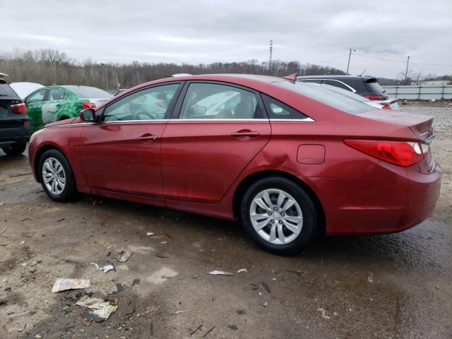 5NPEB4AC4BH102780 - 2011 HYUNDAI SONATA GLS RED photo 2