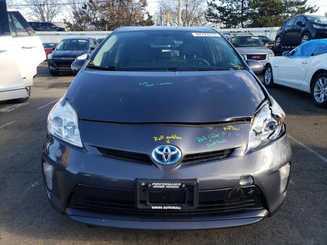 JTDKN3DU5F1997217 - 2015 TOYOTA PRIUS BLACK photo 5