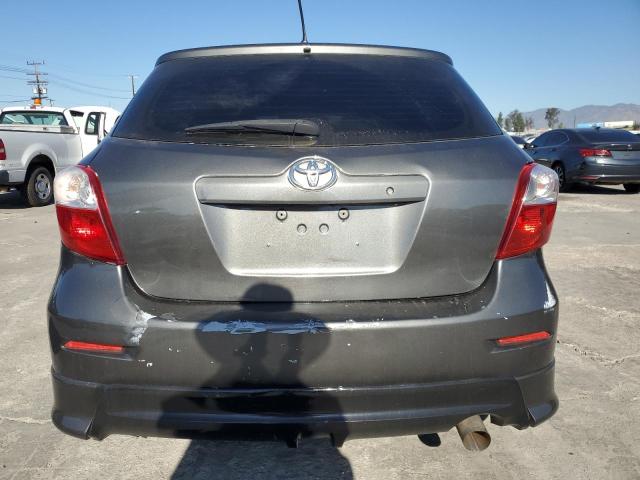 2T1LE40E39C009196 - 2009 TOYOTA COROLLA MA S GRAY photo 6