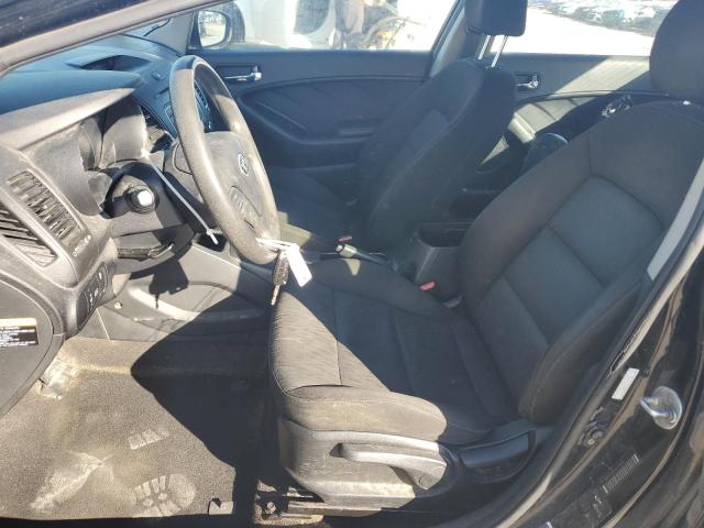KNAFK4A65G5496003 - 2016 KIA FORTE LX BLACK photo 7