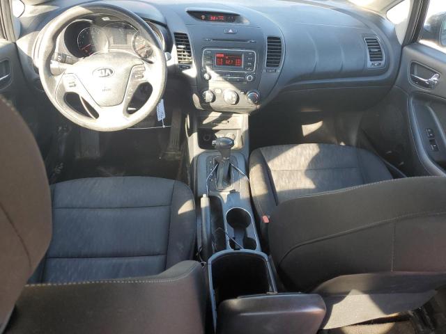 KNAFK4A65G5496003 - 2016 KIA FORTE LX BLACK photo 8