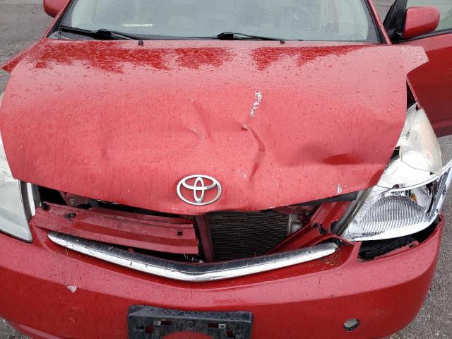 JTDKB20U083406498 - 2008 TOYOTA PRIUS RED photo 11