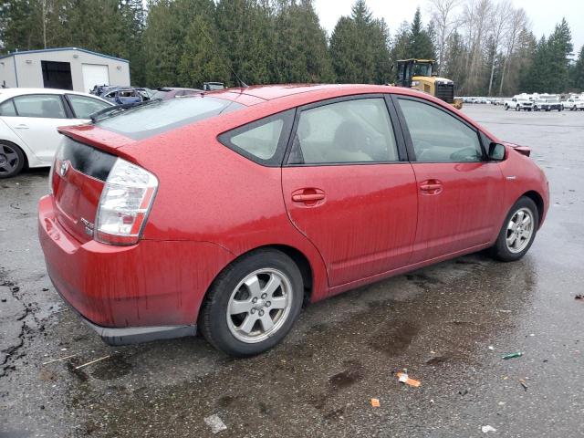 JTDKB20U083406498 - 2008 TOYOTA PRIUS RED photo 3