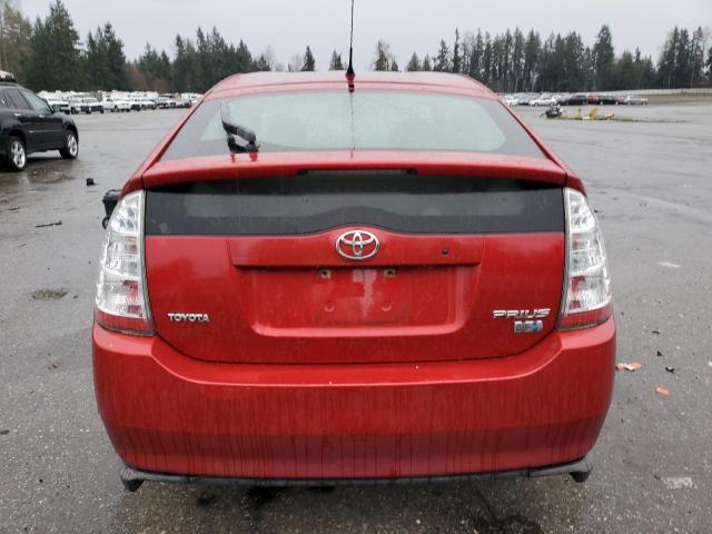 JTDKB20U083406498 - 2008 TOYOTA PRIUS RED photo 6