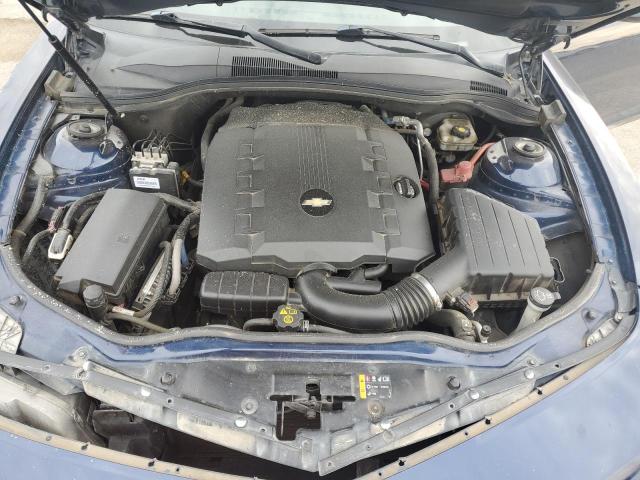 2G1FA1E34C9202620 - 2012 CHEVROLET CAMARO LS BLUE photo 11