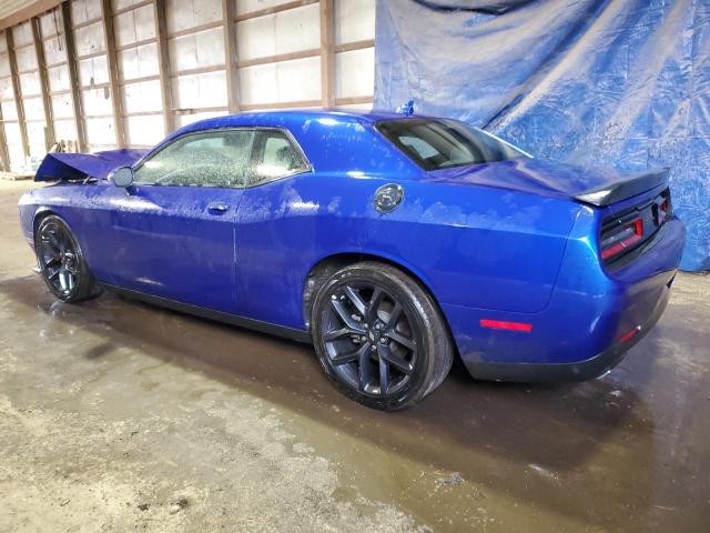 2C3CDZJG4NH226860 - 2022 DODGE CHALLENGER GT BLUE photo 2