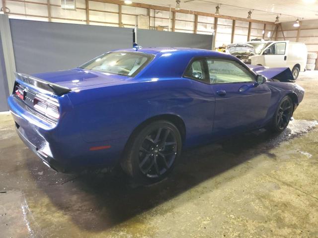 2C3CDZJG4NH226860 - 2022 DODGE CHALLENGER GT BLUE photo 3