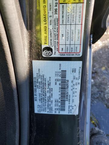 3LNHM26T17R609768 - 2007 LINCOLN MKZ GRAY photo 12