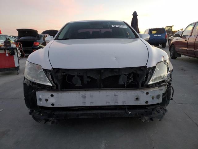 JTHBL46F685057125 - 2008 LEXUS LS 460 WHITE photo 5