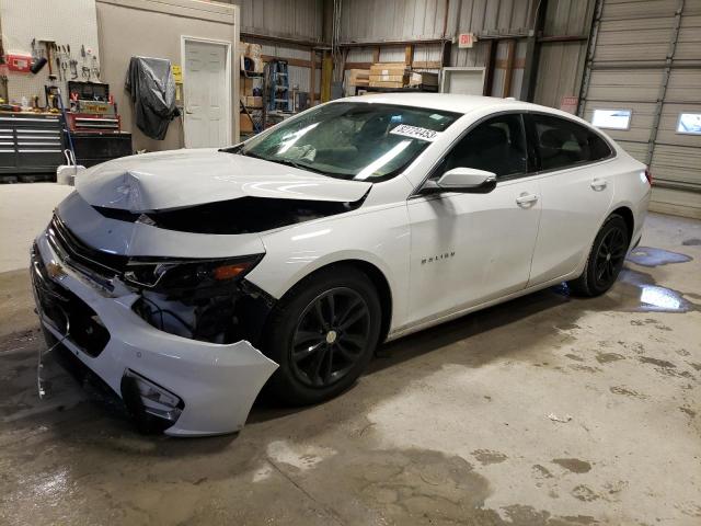 1G1ZD5ST9JF140801 - 2018 CHEVROLET MALIBU LT WHITE photo 1