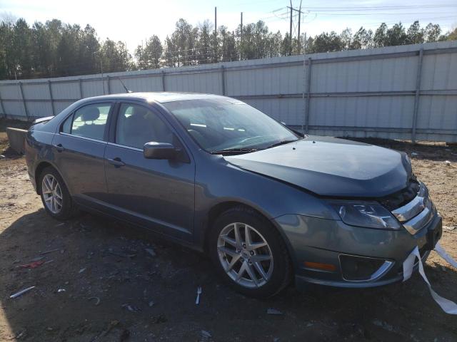 3FAHP0JA7BR152565 - 2011 FORD FUSION SEL BLUE photo 4