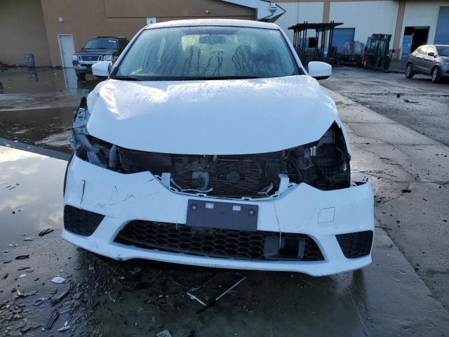 3N1AB7AP1KY204935 - 2019 NISSAN SENTRA S WHITE photo 5