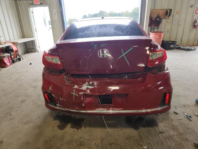 1HGCT2B87DA012196 - 2013 HONDA ACCORD EXL RED photo 6