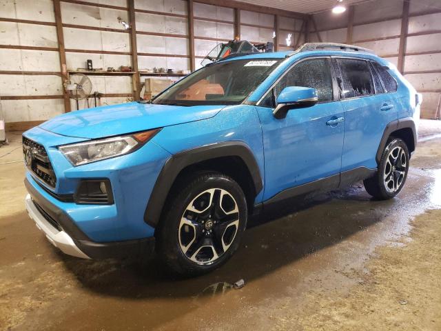 2T3J1RFV9MW214379 - 2021 TOYOTA RAV4 ADVENTURE BLUE photo 1