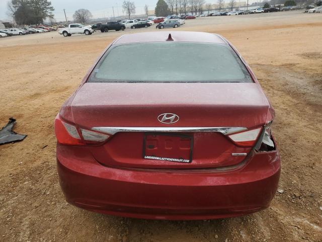 5NPEC4AC8BH282410 - 2011 HYUNDAI SONATA SE RED photo 6