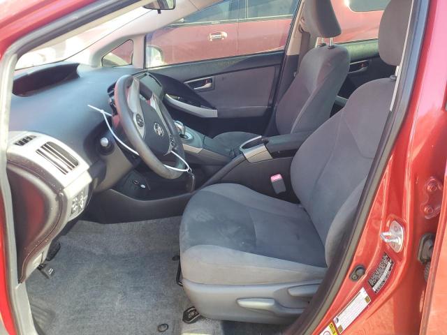 JTDKN3DU5C1608118 - 2012 TOYOTA PRIUS 红色 照片 7