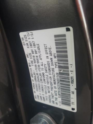 5J8TB18237A001149 - 2007 ACURA RDX GRAY photo 13