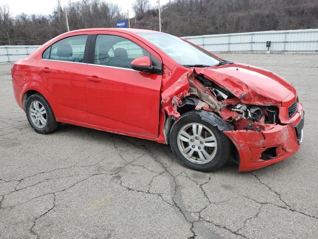 1G1JC5SG3F4199817 - 2015 CHEVROLET SONIC LT RED photo 4