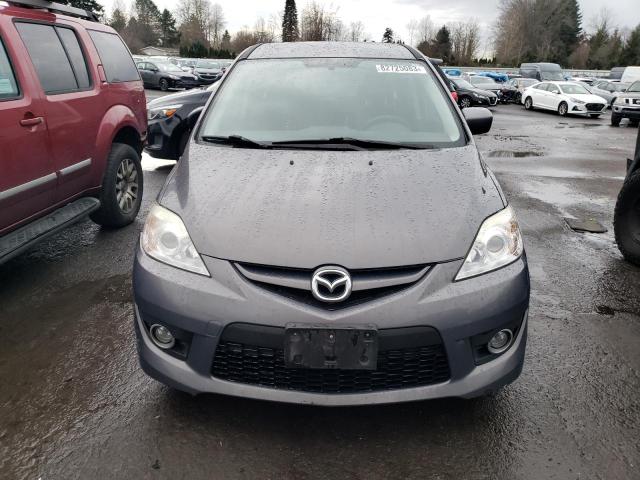 JM1CR2WL0A0387943 - 2010 MAZDA 5 GRAY photo 5