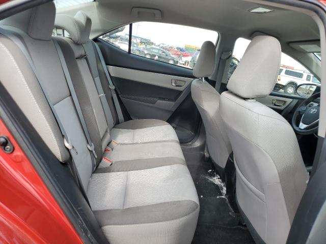 2T1BURHEXHC889537 - 2017 TOYOTA COROLLA L RED photo 10