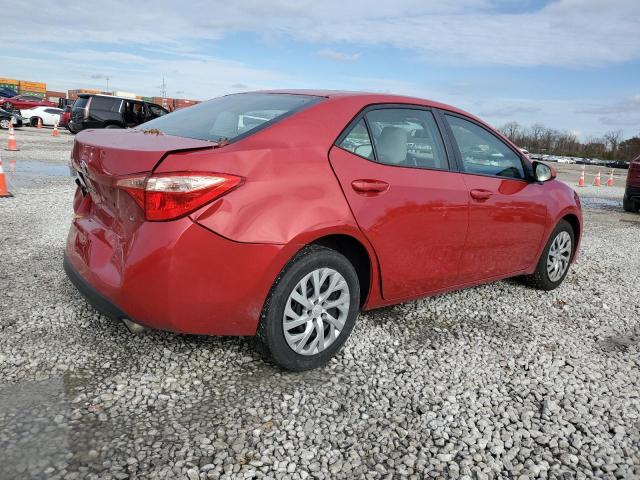 2T1BURHEXHC889537 - 2017 TOYOTA COROLLA L RED photo 3