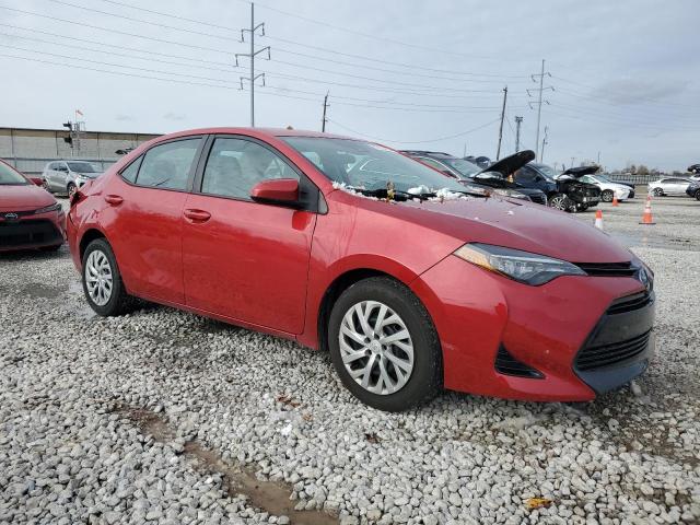 2T1BURHEXHC889537 - 2017 TOYOTA COROLLA L RED photo 4