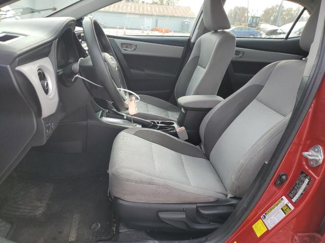 2T1BURHEXHC889537 - 2017 TOYOTA COROLLA L RED photo 7