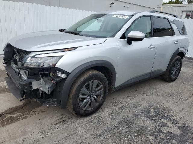 5N1DR3BCXPC243044 - 2023 NISSAN PATHFINDER SV SILVER photo 1