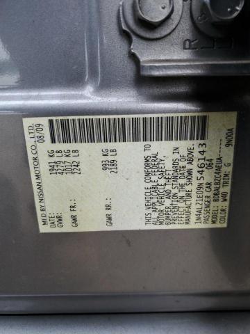 1N4AL21E09N546143 - 2009 NISSAN ALTIMA 2.5 GRAY photo 13