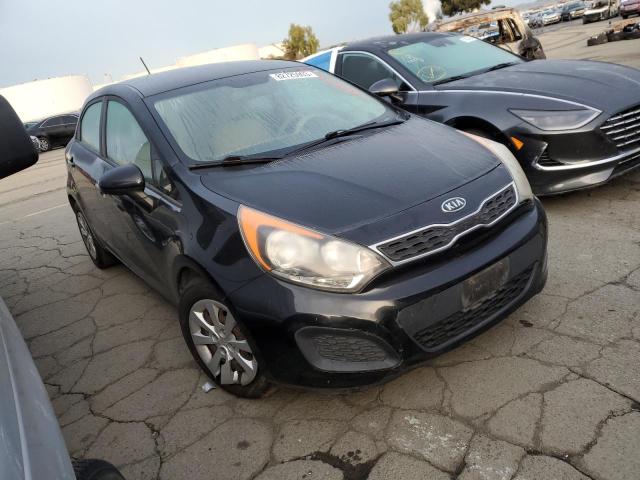 KNADN5A35D6113578 - 2013 KIA RIO EX BLACK photo 4