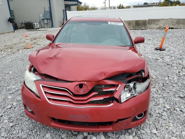 4T1BK3EK2AU115543 - 2010 TOYOTA CAMRY SE RED photo 5