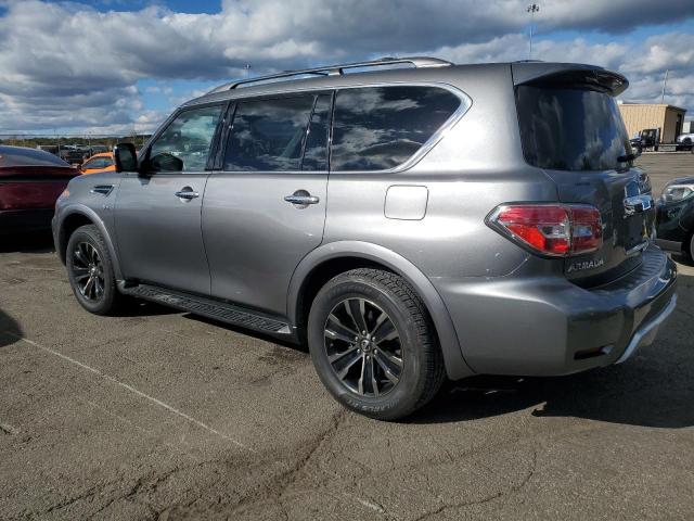 JN8AY2NE1JX700412 - 2018 NISSAN ARMADA PLATINUM Gris foto 2