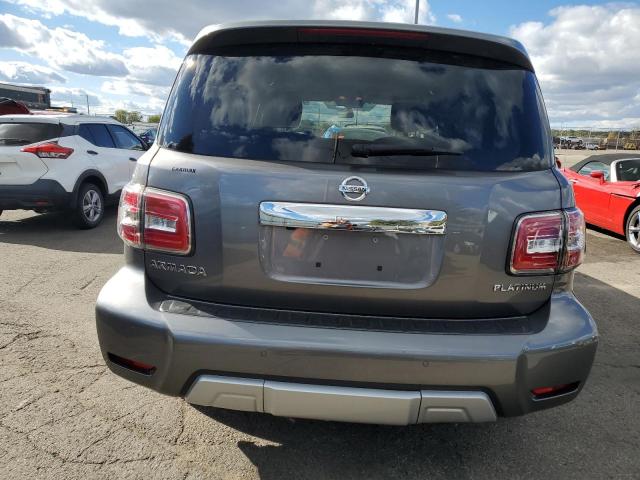 JN8AY2NE1JX700412 - 2018 NISSAN ARMADA PLATINUM Gris foto 6