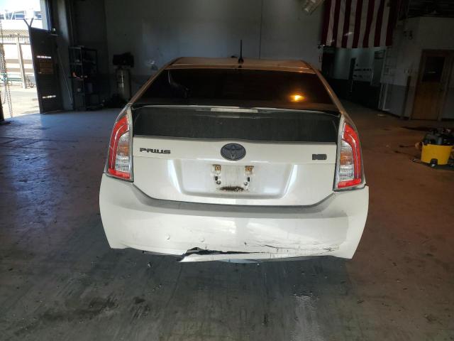 JTDKN3DU0E1827992 - 2014 TOYOTA PRIUS WHITE photo 6