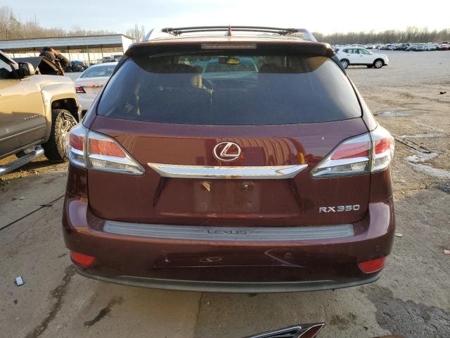 2T2ZK1BA9FC192011 - 2015 LEXUS RX 350 BURGUNDY photo 6