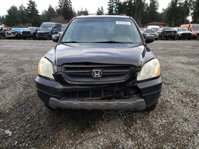 2HKYF18695H545656 - 2005 HONDA PILOT EXL BLACK photo 5